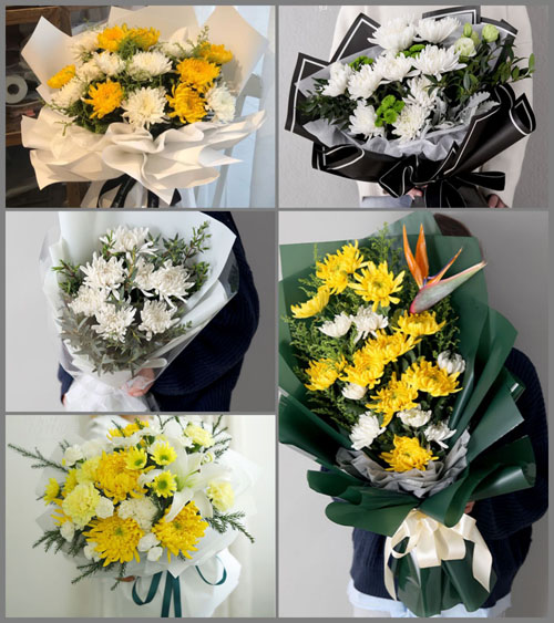 贵州六盘水水城县蟠龙镇二道岩村白事花束代送